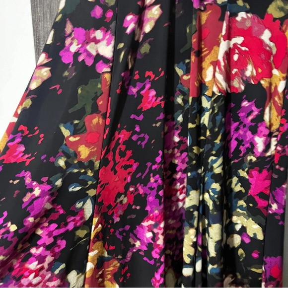 Vintage Y2K Jones New York Whimsigoth Floral Maxi Dress Empire/Baby Doll 16 - Picture 8 of 10